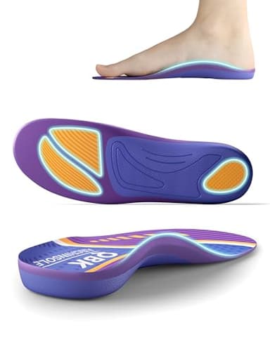 Plantillas Pies Cavos, QBK Plantilla Metatarsalgia para Dolor De Talón, Espolón Calcáneo, Dolor De Espalda, Tendinitis Aquiles, Eficaz Antifatiga, Comodidad S