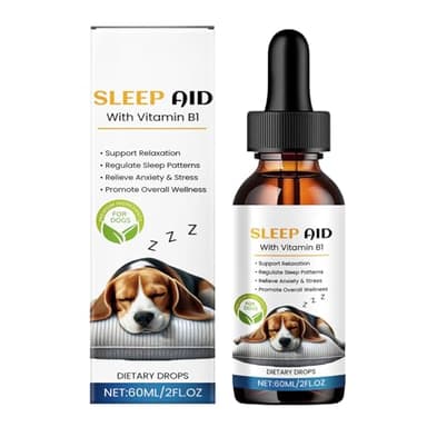 KOAHDE Relax Drops Relajante para Perros y Gatos,Tranquilizante Natural para Mascotas,Calmante para Perros y Gatos,60ML,1PC,Piel y Pelo, y Muy Fácil de Usar,Relajante para Nervios