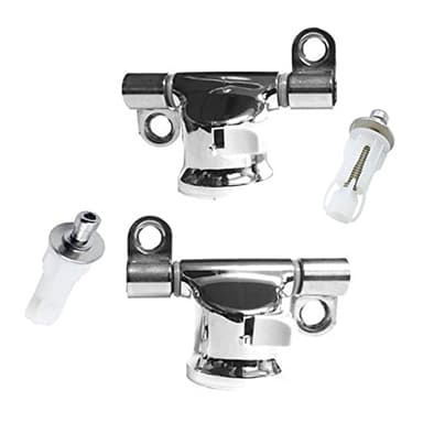 Juego de 2 Bisagras tapa WC compatible con Roca Dama Senso y Giralda, (No Dama) mas 2 tornillos con taco pra ajuste