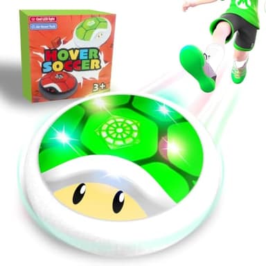 Glückpa Super Bro Juguetes, Balón Fútbol Flotante para Niños con Luces LED