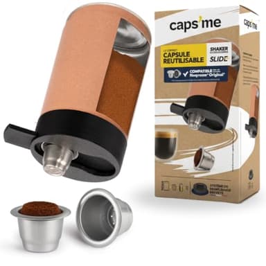 CAPSME - Pack recarga cápsulas reutilizables para Nespresso Original (Kit sin cafe)