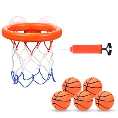 Vicloon Canasta Baloncesto Infantil, Aro Baloncesto Interior Exterior Pared, Juego de Juguetes Deportivos para Niños, Juguete Niño 5 6 8 10 Años