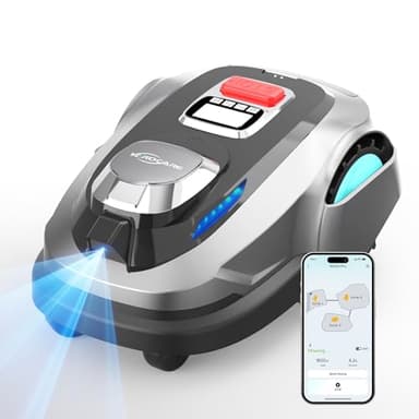 (2026 Upgrade) YARDCARE N1600 Pro Robot cortacésped sin Cable perimetral, Recomendado para 1600 m² – con Corte en U, RTK & visión IA, Control Mediante App, gestión multizona y Pendientes hasta 45%