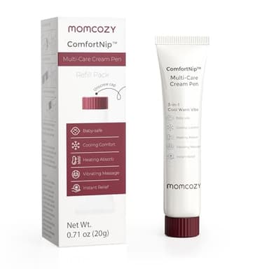 Momcozy ComfortNip Crema Pezones Lactancia, Repuesto para el Aplicador de Crema Pezon 3 en 1 Multifuncional, Nipple Cream de Lactancia con Ingredientes Botánicos (20g)