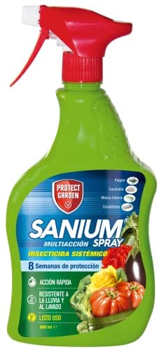 Spray Insecticida Sistémico | Protección contra Pulgones, Cochinilla Algodonosa, Mosca Blanca y Cicadélidos | Resistente a Lluvia y Riego | Acción Rápida | 800 ml