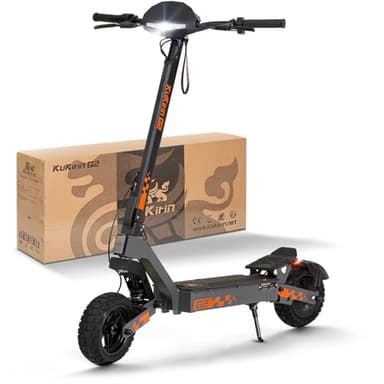 Kukirin G2-Patinete Electrico Adultos,Electric Scooter,Patin Electrico Todoterreno Potente,Potencia máxima de 800 W,Batería 15Ah,Autonomía 60 Km,Ruedas de 10 Pulgadas,Sistema de Doble suspensión