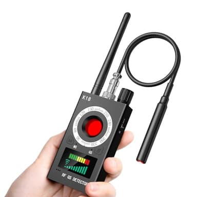 Detector de Micrófonos Ocultos, Detector de bichos GPS Spy Finder Cámara Oculta Láser para gsm Tracker Wiretap Radio Cámaras Bug Finder
