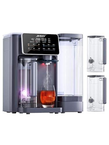 Jimmy R9 Purificador Agua Osmosis Inversa Doméstica Para Encimera, Dispensador Agua Caliente, 7 Etapas Filtración, UV, Calentamiento 3S, 7 Temperaturas, Monitor TDS