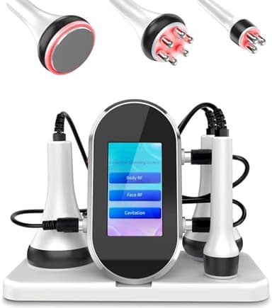 Cozion Radiofrecuencia Facial y Corporal 3 en 1 Cavitacion y Radiofrecuencia Corporal 40K Masajeador Celulitis de Belleza Radiofrecuencia Facial Profesional