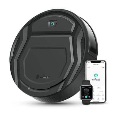 Lefant M210P Robot Aspirador 2200Pa, Aspirador Robot Autonomía de 120 Min, WiFi/App/Alexa, Sensor de Anticolisión/Caída Navegación Inteligente, Delgado y Silencioso, 6 Modos de Limpieza