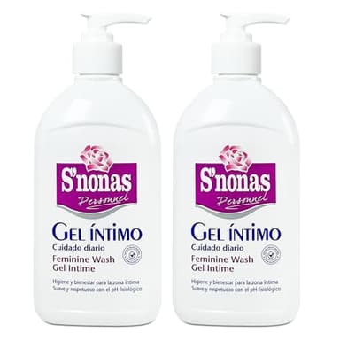 Gel Íntimo para Mujer 500 ml – Jabón Íntimo de Higiene Femenina Olores, Postparto, Menopausia, Menstruación, etc (2 Unidades)