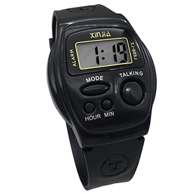 VISIONU Nergo Reloj Parlante en Español para Ciegos, Niños, y Los Ancianos, Deportes Electrónicos Hablar Relojes Gatget Regalo 665SP-ES