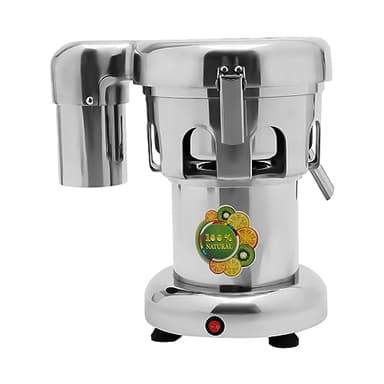 Exprimidor eléctrico para frutas y verduras 370 W | 2800r/min de acero inoxidable frutas y verduras Exprimidor eléctrico con barra de empuje | Juicer separador de jugo de escoria