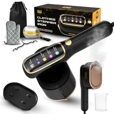 DARO collections Plancha Vertical Vapor Ropa Viaje 2 en 1 | Vaporizador de Ropa y Plancha de Mano | Uso Vertical y Horizontal | Plancha Vertical Ligera y Compacta | Ideal para Viaje y Hogar.