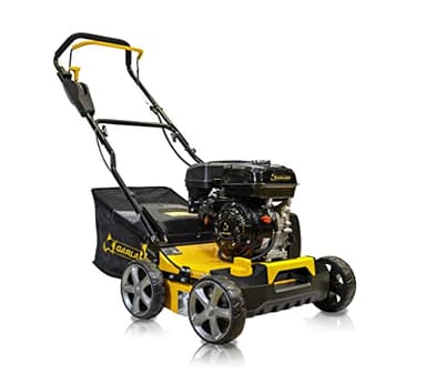 Garland - Barredora Peinadora Cesped Artificial Roll&Comb 602QG-V21 | Motor 4T OHV Gasolina con 212 cc | 5,6 CV de Potencia | Manillar Ergonómico Plegable | Saco de Recogida de 25L