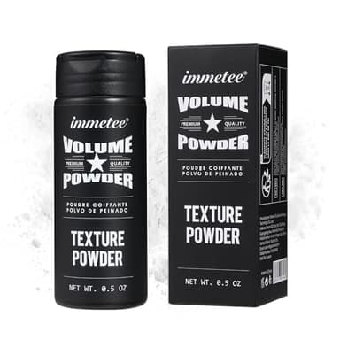 immetee Polvos Volumen Texturizantes Pelo Hombre Mujer,Polvos Para el Pelo,Efecto Mate y Acabado Natural,Mantiene el Cabello Suave y Esponjoso Todo el Día.14g (0.5 Oz)