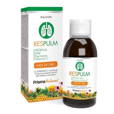 Respulm Jarabe para la Tos – 250 ml - Própolis, Equinácea, N-Acetil Cisteína y Extractos Vegetales – Natural Jarabe Expectorante Adultos – Bienestar Vías Respiratorias y Garganta – Prisma Natural