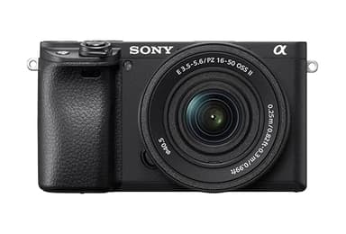 Sony Alpha 6400 cámara mirrorless (APS-C) con objetivo 16-50mm f/3.5-5.6, 24.2MP, grabación en 4K, enfoque automático 0.02s y pantalla inclinable, ideal para creadores de contenido y vlogs