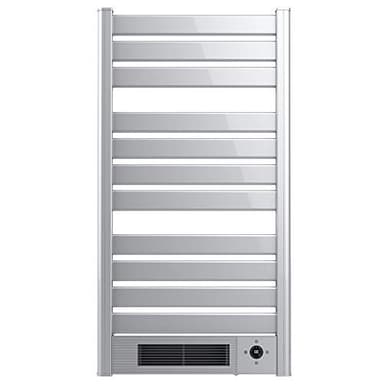 Cecotec Radiador Toallero Eléctrico Bajo Consumo Ready Warm 9770 Ceramic Towel INOX. Calefactor Cerámico Incorporado, 2000 W, Pantalla LED, Mando a Distancia, Temporizador, IPX4