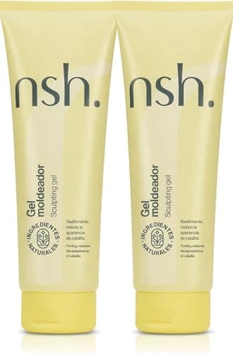 nsh. Crema Anticelulitica Reductora 2x 300ml. Reafirmante Corporal con Cafeína al 12%. Tensa y remodela el contorno. Reduce Celulitis y Piel de Naranja | Hidratante + Reafirmante. (Paquete de 2)