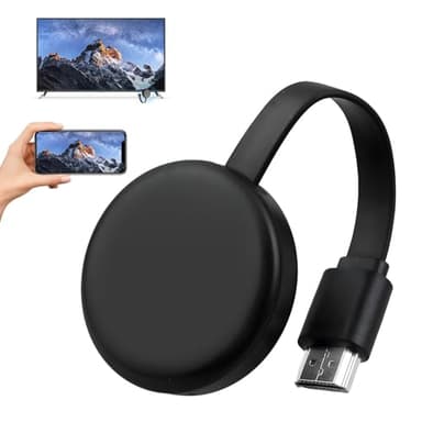 Adaptador HDMI inalámbrico 5G, 1080P, WiFi, Pantalla duplicada, Adaptador de Pantalla inalámbrico para TV, Android, iOS, Windows y Mac, Compatible con DLNA, Airplay y Miracast.
