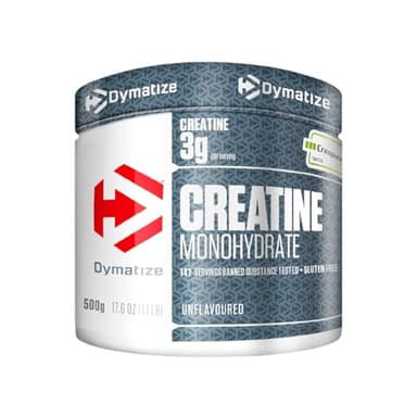 Dymatize Creatine Monohydrate Unflavoured Powder 500g - 100% Creapure Creatine - Aminoácidos - Creatina