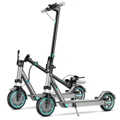 Patinete Eléctrico, Neumáticos Sólidos de 8.5", Motor de 350W, hasta 25 km/h y Autonomía de 35 km, Patinete Eléctrico Plegable para Adultos con Control por App