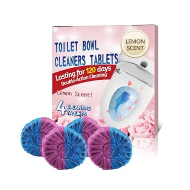 Tableta para Limpiar Baños,Limpiador Potente para Manchas de Inodoros,Tabletas Limpiadoras para Inodoro WC