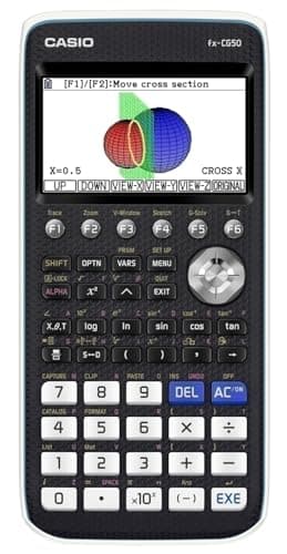 Casio FX-CG50 - Calculadora Gráfica, Pantalla a Color Alta Resolución, Color Negro (UE-Version)