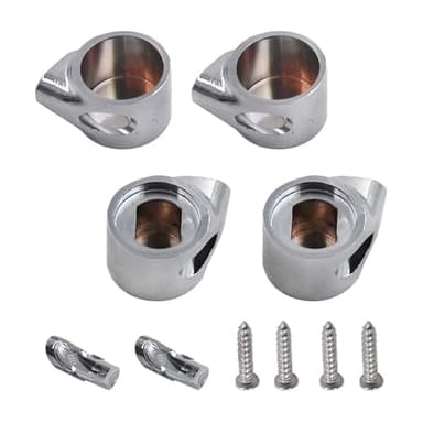 cantondz Compatible con Roca Dama Giralda Senso Hall Asiento de inodoro cierre suave bisagra tapas,Kit Elementos Bisagra Amort Cr Laton AI0001100R Juego Elementos Bisagra Caída amortiguada latón kit