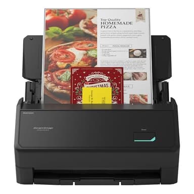 ScanSnap iX2400 Scanner A4 Negro - Escaneo a doble cara ultrarrápido 45 ppm, cargador automático de documentos, USB 3.2, Wi-Fi y Bluetooth, escáner de escritorio de alta resolución