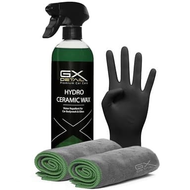 GxDetail Repelente Hidrófugo para Carrocería y Cristales 500 ml. – Protección Avanzada contra Agua y Suciedad – Efecto Hidrofóbico y Antilluvia – Fácil Aplicación y Durabilidad Asegurada.