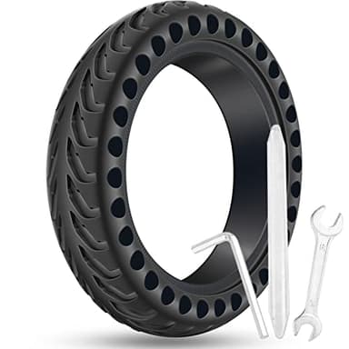 1 PCS Ruedas Macizas Patinete 8,5 Pulgada Compatible con Xiaomi Pro 2 / M365 / M365 Pro / 1S / Essential, 8 1/2 x 2 Rueda Maciza de Repuesto Antipinchazo para Ruedas Patinete Electrico