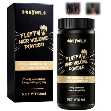 30g Hair Styling Powder,Polvo de Peinado,Polvo Voluminizador para el Pelo,Polvos Texturizantes Pelo Hombre,Polvos Capilares,Mantiene el Cabello Suave y Esponjoso Todo el Día