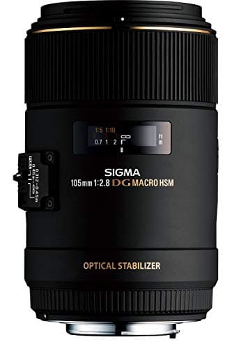 Sigma EX DG Macro NAFD OS HSM - Objetivo para Nikon (distancia focal fija 105 mm, apertura f/2.8-22, diámetro 79 mm) color negro