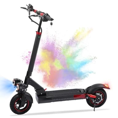 10” Patinete Eléctrico Adultos Batería 48V15Ah Motor Potente 800W Autonomía 45-50Km Velocidad Doble Frenado Sistema Patinete Electrico Plegable de Aluminio Capacidad Carga 150kg