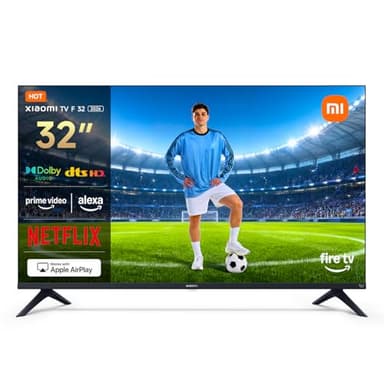 XIAOMI TV F 43, 43 Pulgadas (109 cm), 4K UHD, Smart TV, Fire OS8, Control por Voz Alexa, HDR10, MEMC, 2GB+32GB, Compatible con Apple AirPlay