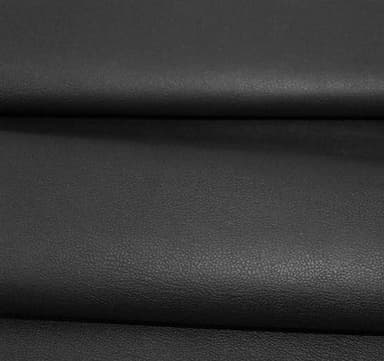Tela para Tapizar Sillas de Polipiel por Metros 140x50cm (Made in Europe) – Piel para Tapizar Sofás y Muebles, Cuero Sintético Suave al Tacto (Negro)