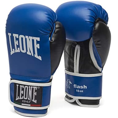 LEONE 1947 Guantes de boxeo Flash, azules, 10 oz, GN083