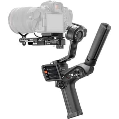 ZHIYUN WEEBILL-2 - Estabilizador de cardán de 3 Ejes, Pantalla táctil a Color abatible integrada de 2,8 Pulgadas, para cámaras sin Espejo y DSLR compatibles con Panasonic, Canon, Sony, Fujifilm y