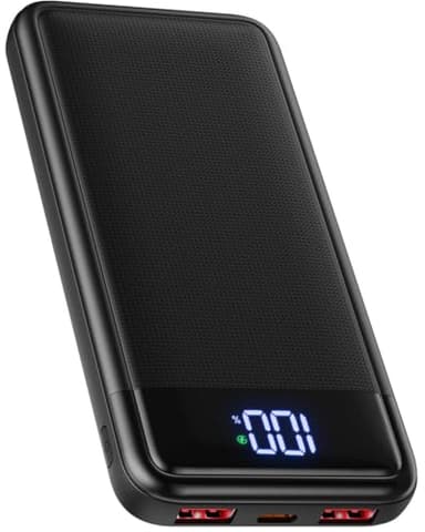 Power Bank, Slimmest 22.5W Batería Externa 13800mAh, USB C Entradas y Salidas Cargador Portatil Carga Rápida Bateria Portatil Compatible con iPhone 16 15 14 13 12 Pro MAX iPad Tablet etc.(Negro)