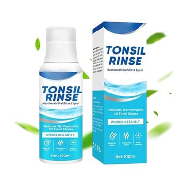Eliminador De Tonsilolitos – 100ml | Enjuague Bucal Para Amígdalas | Solución De Higiene De Garganta Para Aliento Fresco