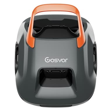 (Nuovo 2026) Gosvor Robot limpiafondos Piscina Sin Cables - Autonomía 90 Min, Autoestacionamiento, Fácil Manejo, para Piscinas hasta 80m², Filtro 180 Micras, Limpiafondos Automático Inalámbrico
