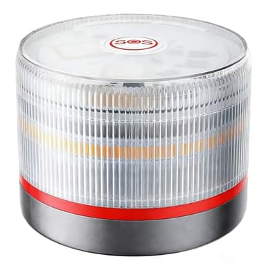 Aeyytoe Luz de emergencia para coche homologada por la DGT 3.0, con SIM y datos de pago hasta 2038, Baliza V16 homologada por la DGT con geolocalizador, Resistente al agua IP54