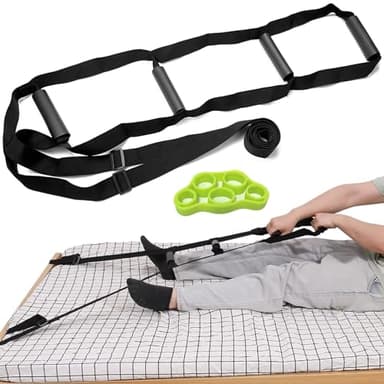GZhaizhuan Escalera de cama, ajustable, con entrenador de dedos, para ancianos, enfermos, discapacitados, 232 cm x 18 cm