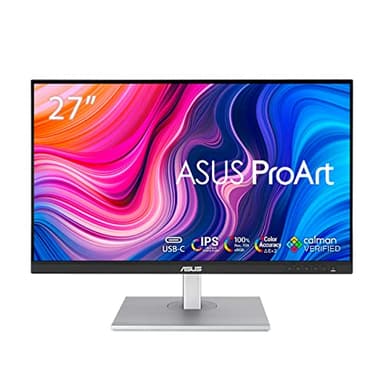 ASUS ProArt PA278CV - Monitor Profesional de 27 ", 16:10, IPS, WQHD (2560 x 1440), 100% sRGB, 100% Rec.709, Calman, ProArt Preset, ProArt Palette, Soporte ergonómico