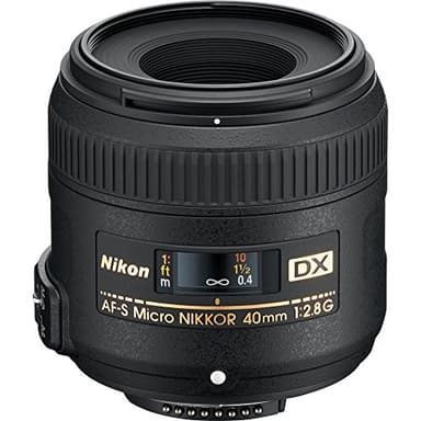 Nikon AF-S DX Micro 40mm F2.8G G AF-S - Objetivo con Montura para Montura F de Nikon