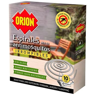 Orion - Espirales Antimosquitos para Exteriores 10uds
