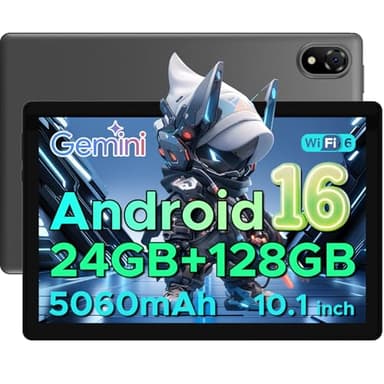 U10 Tablet 10 Pulgadas, 24GB+128GB/2TB, Tablet Android 16 Gemini AI, Pantalla HD IPS, Procesador 2.0GHz, 5060mAh, WiFi 6/Certificación TÜV/Widevine L1 Tablets Baratas Y Buenas,3.5mm Audio Jack/Face ID