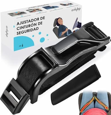 OnlyBP® Ajustador de Cinturón para Embarazadas – Mayor Comodidad y Protección Durante el Embarazo – Sujeta la Banda Abdominal del Cinturón para Viajar Más Cómoda